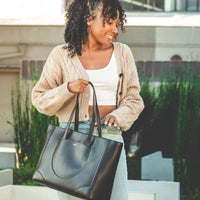 (NEW) ITALIAN ZIP TOTE