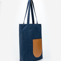 SUSTAINABLE SLIM POLKA-DOTS TOTE