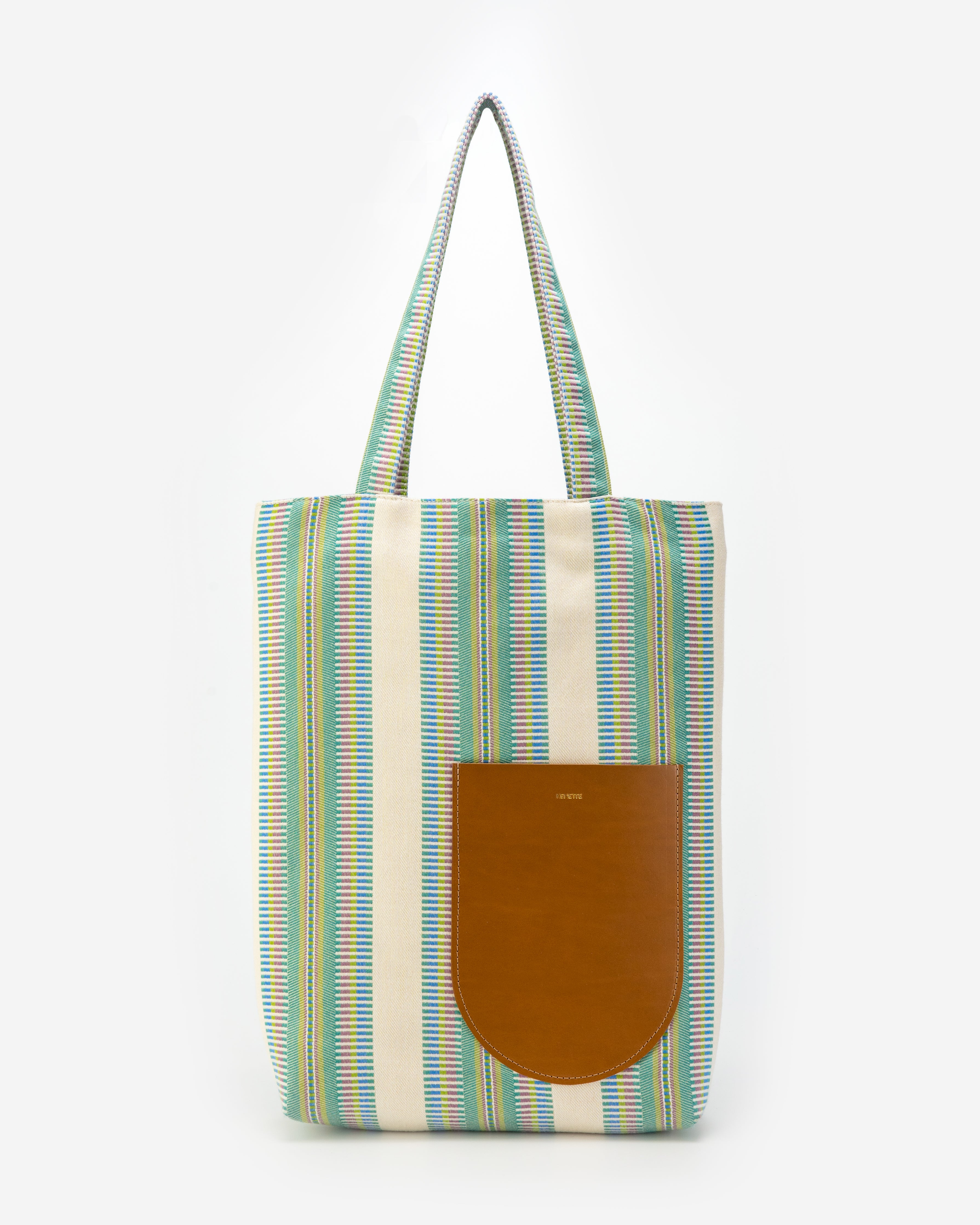 SUSTAINABLE SLIM SAGE TOTE – NOPI