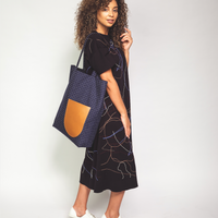 SUSTAINABLE LARGE POLKA-DOTS TOTE